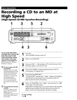 Preview for 10 page of Sony MXD-D5C Operating Instructions Manual