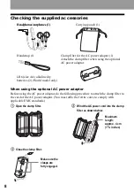 Предварительный просмотр 8 страницы Sony MZ-B10 - Minidisc Voice Recorder Operating Instructions Manual