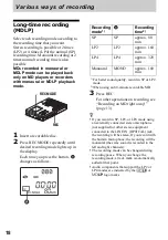 Предварительный просмотр 18 страницы Sony MZ-B10 - Minidisc Voice Recorder Operating Instructions Manual