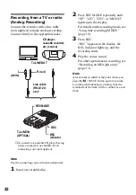 Предварительный просмотр 22 страницы Sony MZ-B10 - Minidisc Voice Recorder Operating Instructions Manual