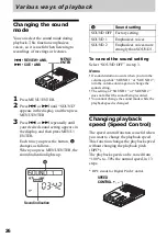 Предварительный просмотр 26 страницы Sony MZ-B10 - Minidisc Voice Recorder Operating Instructions Manual