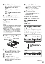 Предварительный просмотр 35 страницы Sony MZ-B10 - Minidisc Voice Recorder Operating Instructions Manual