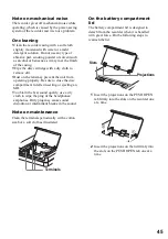 Предварительный просмотр 45 страницы Sony MZ-B10 - Minidisc Voice Recorder Operating Instructions Manual