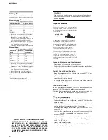 Preview for 2 page of Sony MZ-B10 - Minidisc Voice Recorder Service Manual