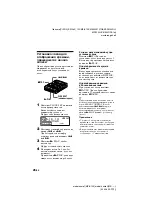 Предварительный просмотр 134 страницы Sony MZ-B100 - Minidisc Business Product Recorder Operating Instructions Manual