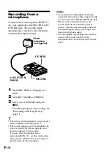 Предварительный просмотр 14 страницы Sony MZ-B50 Operating Instructions Manual