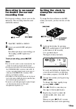 Предварительный просмотр 19 страницы Sony MZ-B50 Operating Instructions Manual