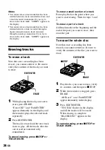 Предварительный просмотр 28 страницы Sony MZ-B50 Operating Instructions Manual