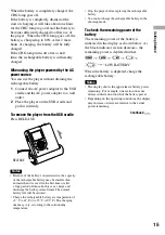 Preview for 15 page of Sony MZ-DH10P Hi-MD Music Transfer Version 1 for Mac  (User Manual) Operating Instructions Manual