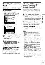 Preview for 23 page of Sony MZ-DH10P Hi-MD Music Transfer Version 1 for Mac  (User Manual) Operating Instructions Manual