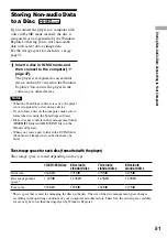 Preview for 51 page of Sony MZ-DH10P Hi-MD Music Transfer Version 1 for Mac  (User Manual) Operating Instructions Manual