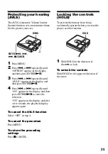 Preview for 25 page of Sony MZ-DN430PS Operating Instructions Manual