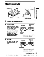 Preview for 13 page of Sony MZ-E2 Operating Instructions Manual