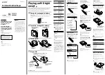 Preview for 1 page of Sony MZ-E80 Operating Instructions