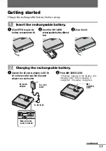Предварительный просмотр 17 страницы Sony MZ-M100 Operating Instructions Manual