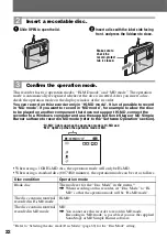 Предварительный просмотр 22 страницы Sony MZ-M100 Operating Instructions Manual