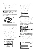 Preview for 51 page of Sony MZ-M100 Operating Instructions Manual