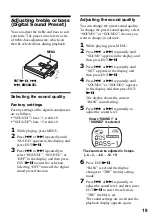 Предварительный просмотр 19 страницы Sony MZ-N420DPS Operating Instructions Manual