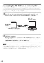 Предварительный просмотр 36 страницы Sony MZ-N420DPS Operating Instructions Manual