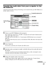 Предварительный просмотр 41 страницы Sony MZ-N420DPS Operating Instructions Manual