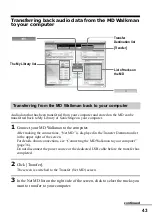 Предварительный просмотр 43 страницы Sony MZ-N420DPS Operating Instructions Manual