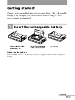 Preview for 13 page of Sony MZ-N505 OpenMG Jukebox NOTES on installing & operating Operating Instructions Manual