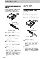 Preview for 48 page of Sony MZ-N505 OpenMG Jukebox NOTES on installing & operating Operating Instructions Manual