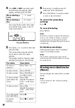 Preview for 38 page of Sony MZ-N510CK Operating Instructions Manual