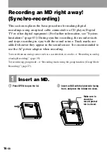 Preview for 16 page of Sony MZ-N707 OpenMG Jukebox NOTES on installing & operating Operating Instructions Manual