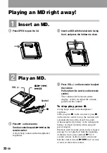 Preview for 22 page of Sony MZ-N707 OpenMG Jukebox NOTES on installing & operating Operating Instructions Manual