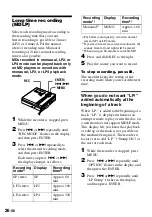 Preview for 26 page of Sony MZ-N707 OpenMG Jukebox NOTES on installing & operating Operating Instructions Manual