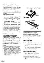 Preview for 28 page of Sony MZ-N707 OpenMG Jukebox NOTES on installing & operating Operating Instructions Manual