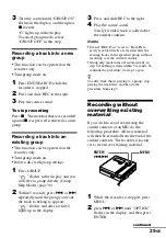 Preview for 29 page of Sony MZ-N707 OpenMG Jukebox NOTES on installing & operating Operating Instructions Manual