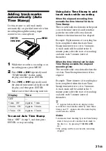 Preview for 31 page of Sony MZ-N707 OpenMG Jukebox NOTES on installing & operating Operating Instructions Manual