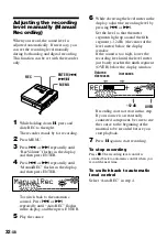 Preview for 32 page of Sony MZ-N707 OpenMG Jukebox NOTES on installing & operating Operating Instructions Manual