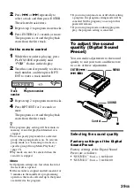 Preview for 39 page of Sony MZ-N707 OpenMG Jukebox NOTES on installing & operating Operating Instructions Manual