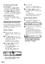 Preview for 40 page of Sony MZ-N707 OpenMG Jukebox NOTES on installing & operating Operating Instructions Manual