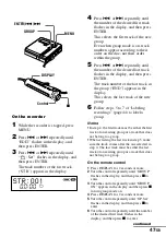 Preview for 47 page of Sony MZ-N707 OpenMG Jukebox NOTES on installing & operating Operating Instructions Manual