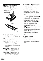 Preview for 50 page of Sony MZ-N707 OpenMG Jukebox NOTES on installing & operating Operating Instructions Manual