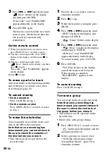 Preview for 54 page of Sony MZ-N707 OpenMG Jukebox NOTES on installing & operating Operating Instructions Manual