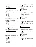 Preview for 21 page of Sony MZ-N707 OpenMG Jukebox NOTES on installing & operating Service Manual