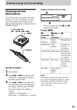 Предварительный просмотр 25 страницы Sony MZ-N920 Operating Instructions Manual