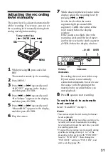 Предварительный просмотр 31 страницы Sony MZ-N920 Operating Instructions Manual