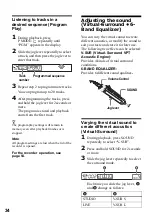 Предварительный просмотр 34 страницы Sony MZ-N920 Operating Instructions Manual