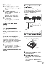 Предварительный просмотр 47 страницы Sony MZ-N920 Operating Instructions Manual