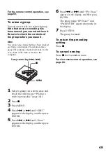 Предварительный просмотр 49 страницы Sony MZ-N920 Operating Instructions Manual