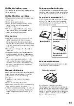 Предварительный просмотр 65 страницы Sony MZ-N920 Operating Instructions Manual