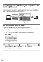 Preview for 92 page of Sony MZ-N920 Operating Instructions Manual