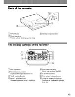 Preview for 13 page of Sony MZ-NE410 - Net MD Walkman MiniDisc Recorder Operating Instructions Manual