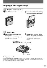 Preview for 19 page of Sony MZ-NH600 Operating Instructions Manual